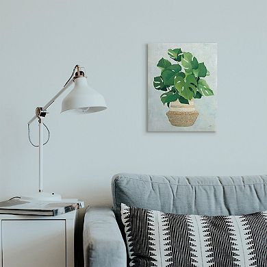 Stupell Home Decor Monstera Plant Canvas Wall Art