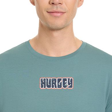Hurley Palm Retro T-Shirt - Men's T-Shirts in Blue Gaze