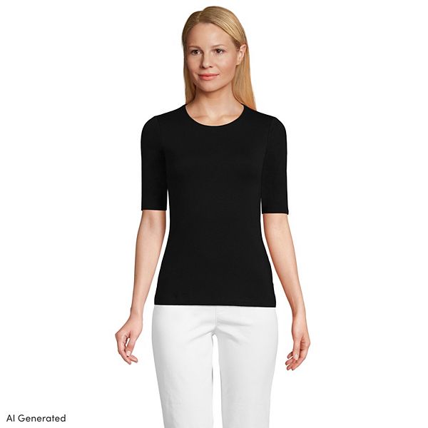 Soft Modal Oversized Short Sleeve Crew Top