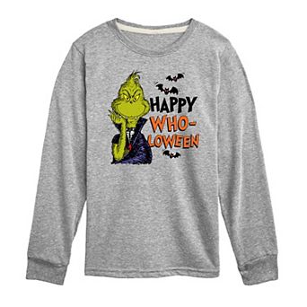Boys 8-20 Dr. Seuss Happy Who-loween Long Sleeve Graphic Tee