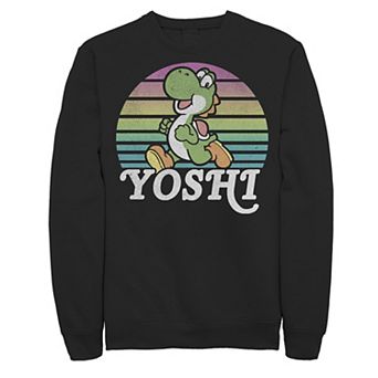 Big & Tall Nintendo Super Mario Bros Yoshi Running Fleece Sweatshirt