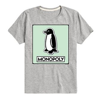 Boys 8-20 Monopoly Penguin Token Graphic Tee