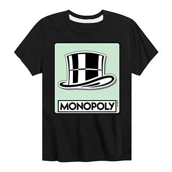 Boys 8-20 Monopoly Hat Token Graphic Tee