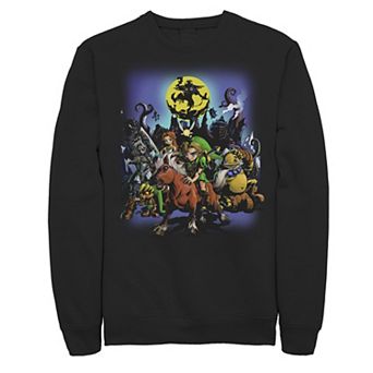 Big & Tall The Legend of Zelda: Majora's Mask Videogame Cover Fleece Sweatshirt