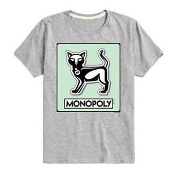 Boys 8-20 Monopoly Cat Token Graphic Tee