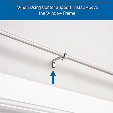 Sun Zero 5/8-in. Wrap Around Window Curtain Rod