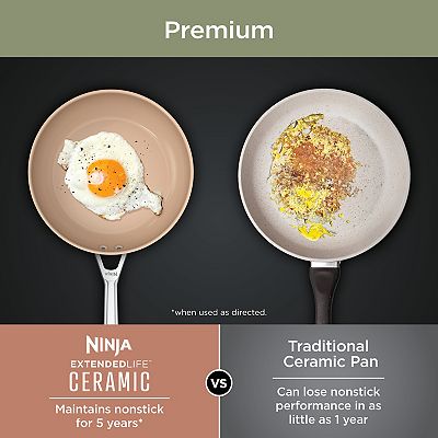 ニックン セイちゃんグッズ 【計９点】 Ninja Extended Life Premium Ceramic 9-Piece Cookware Set