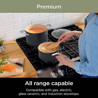 Ninja Extended Life Premium Ceramic 9-Piece Cookware Set