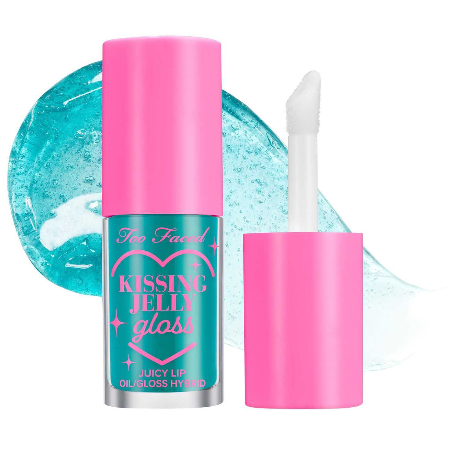 Too Faced Kissing Jelly Non-Sticky Lip Oil Gloss - Sweet Cotton Candy