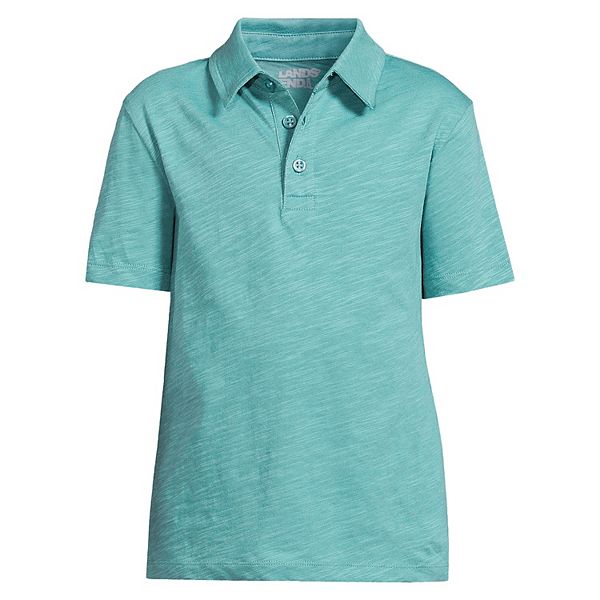 Boys 220 Lands' End Slub Jersey Polo Shirt