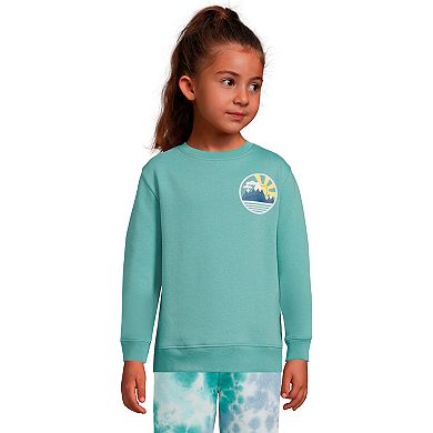 Kids' 2-20 Lands' End Novelty Fleece Crewneck Sweatshirt