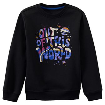 Kids' 2-20 Lands' End Novelty Fleece Crewneck Sweatshirt