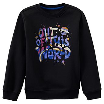 Kids' 2-20 Lands' End Novelty Fleece Crewneck Sweatshirt