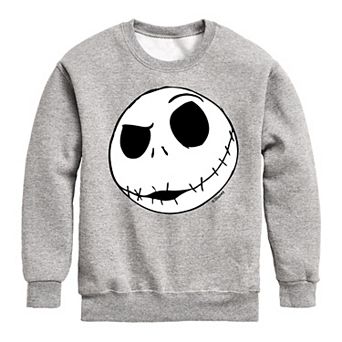 Disney's The Nightmare Before Christmas Boys 8-20 Jacks Face Crew Fleece