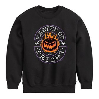 Disney's The Nightmare Before Christmas Boys 8-20 Master of Fright Crew Fleece