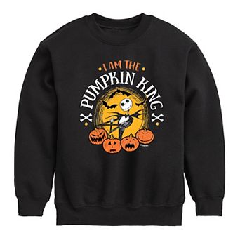 Disney's The Nightmare Before Christmas Boys 8-20 Pumpkin King Crew Fleece