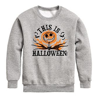 Disney's The Nightmare Before Christmas Boys 8-20 This Is Halloween Crew Fleece