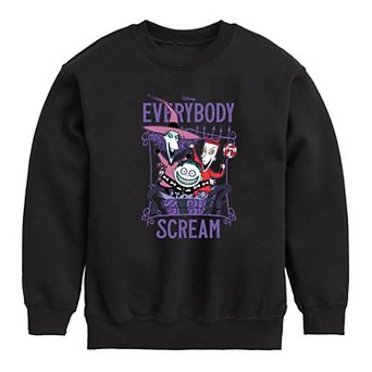 Disney's The Nightmare Before Christmas Boys 8-20 Everybody Scream Crew Fleece