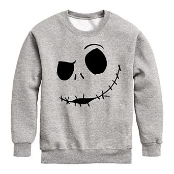 Disney's The Nightmare Before Christmas Boys 8-20 Jacks Face Crew Fleece