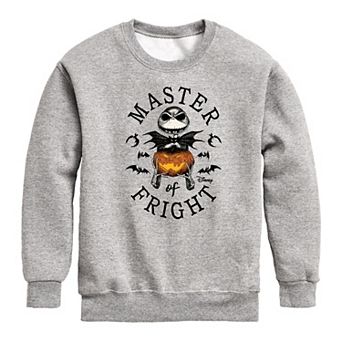Disney's The Nightmare Before Christmas Boys 8-20 Master of Fright Crew Fleece