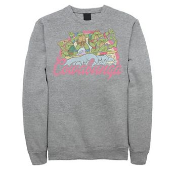 Big & Tall Nickelodeon Teenage Mutant Ninja Turtles Surfing Group Fleece Sweatshirt
