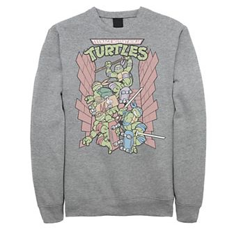 Big & Tall Nickelodeon Teenage Mutant Ninja Turtles Skateboarding Group Fleece Sweatshirt