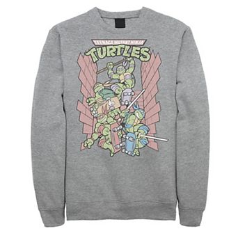 Big & Tall Nickelodeon Teenage Mutant Ninja Turtles Skateboarding Group Fleece Sweatshirt