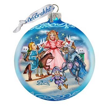 Nutcracker Story Glass Ornament Limited Edition by G. DeBrekht