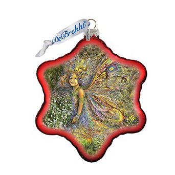 G.Debrekht Butterfly Princess Glass Ornament by Josephine Wall DecorEaster Spring Decor - 755-408-JW