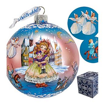 Nutcracker Fairytale Ball Glass Ornament Limited Edition by G. DeBrekht