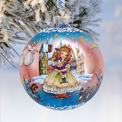 Nutcracker Fairytale Ball Glass Ornament Limited Edition by G. DeBrekht