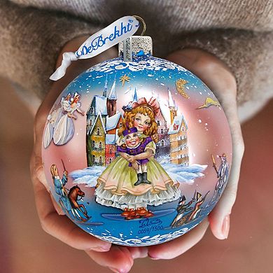 Nutcracker Fairytale Ball Glass Ornament Limited Edition by G. DeBrekht