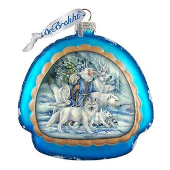 G.Debrekht Cool Winds Father Winter Glass Ornament by J. Bergsma Decor Christmas Decor - 756-862-JB