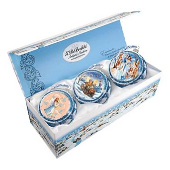 G.Debrekht Christmas Fairies Glass Ornament Set of 3 by G. DeBrekht Decor Christmas Decor - 73744-S3