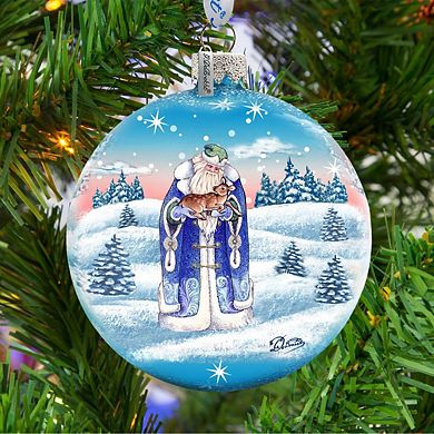 G.Debrekht Christmas Balls Glass Ornament Set of 3 by G. DeBrekht Christmas Decor - 75011-B3