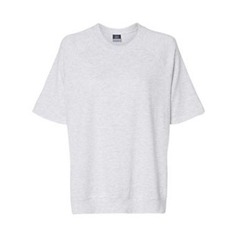 Mv Sport Women´s French Terry Short Sleeve Crewneck Pullover