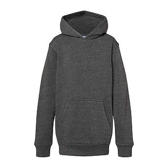 J. America Youth Triblend Fleece Hooded Sweatshirt