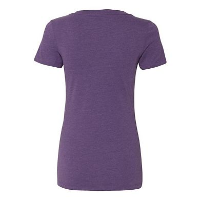 Next Level Womens Cvc Deep V-neck T-shirt