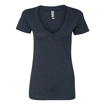 Next Level Womens CVC Deep V-Neck T-Shirt