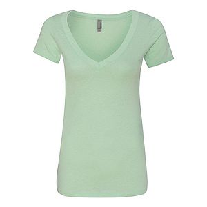 Next Level Cotton V-Neck T-Shirt – 3200 Series In Heather Grey – Ultra Soft Premium Tee In XX-Large