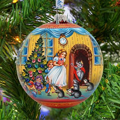 Story of Clara and the Nutcracker Glass Ornament Limited Edition by G. DeBrekht