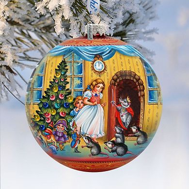 Story of Clara and the Nutcracker Glass Ornament Limited Edition by G. DeBrekht