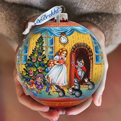 Story of Clara and the Nutcracker Glass Ornament Limited Edition by G. DeBrekht
