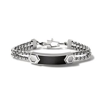 Bulova Men's Precisionist Stainless Steel ID Link Bracelet