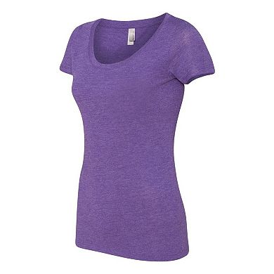 Next Level Womens Triblend Scoop Neck T-shirt