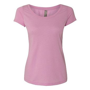 Next Level Womens Triblend Scoop Neck T-shirt
