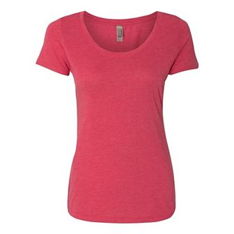 Next Level Womens Triblend Scoop Neck T-Shirt
