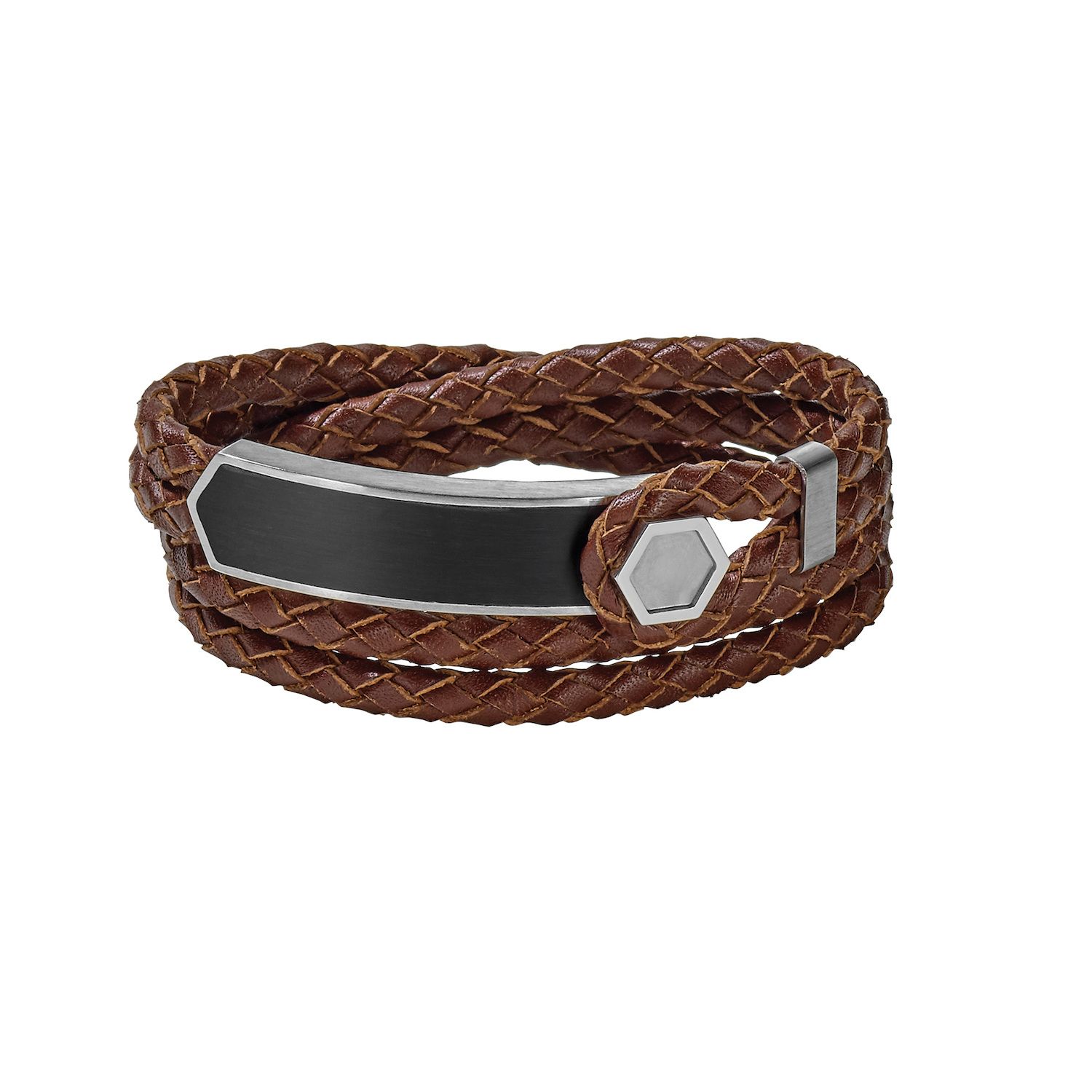 Bulova discount leather bracelet