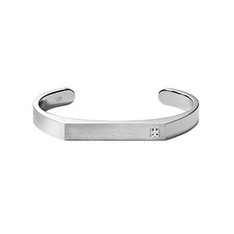 Bulova Men's Diamond Accent Classic Cuff Bracelet