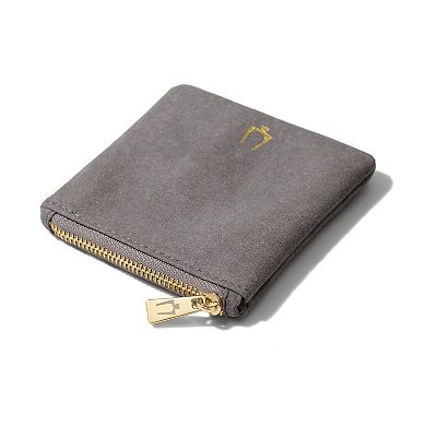 Bulova Men's Classic Black Leather & Stainless Steel Double Wrap Bracelet